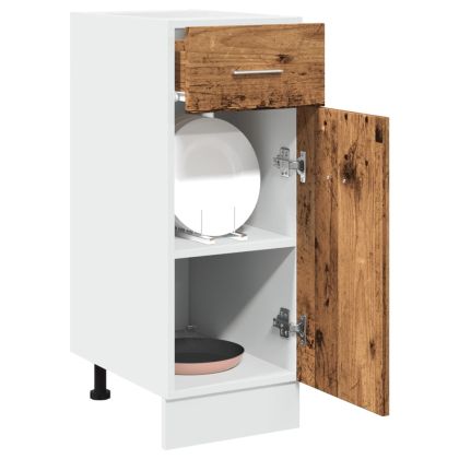 Шкаф с чекмеджета "Lyon", старо дърво, 30x46x81,5 см, инженерно дърво