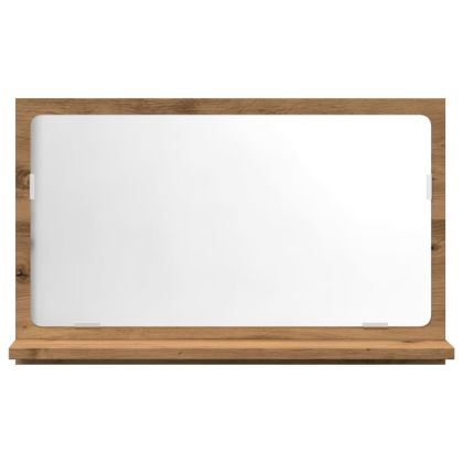 Огледален шкаф за баня 60x11x37 cm Инженерна дървесина