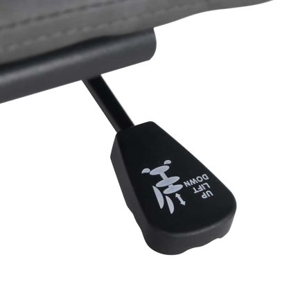 въртящ се офис стол черен къдрав вълна като плат