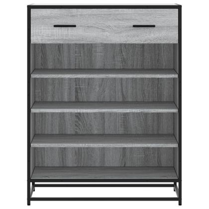 Шкаф за обувки Grey Sonoma 75x38x97,5 cm Изработена дървесина