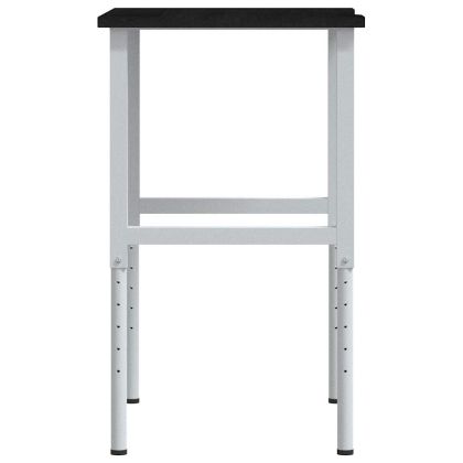 Работна маса тъмнокафява Дъб от масивна дървесина