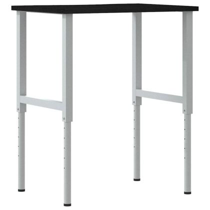 Работна маса тъмнокафява Дъб от масивна дървесина