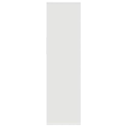 Библиотека, бяла, 34x31x112 см, инженерно дърво