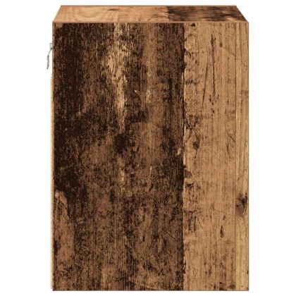 гараж стена шкафове, 2 бр, старо дърво инженерно дърво