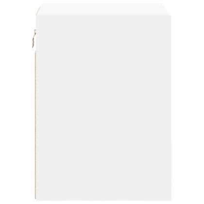 гараж стена шкафове, 2 бр, бели, инженерно дърво