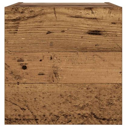 Комплект ТВ шкафове за стенен монтаж 6 части, инженерно дърво