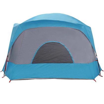 Семейна палатка кабина, 6-местна, синя, водоустойчива