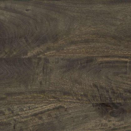 Кафе маса, черна, 80x54x40 см, мангово дърво масив