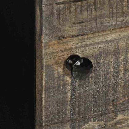 Висок шкаф, 40x33x110 см, мангово дърво масив