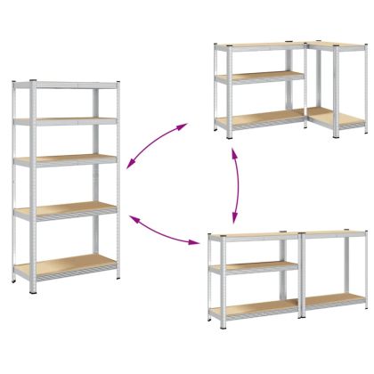 5-слойни рафтове за съхранение 2 бр.
