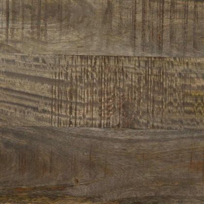 Нощно шкафче Светло сиво 50x33x60 cm Масивна дървесина Манго