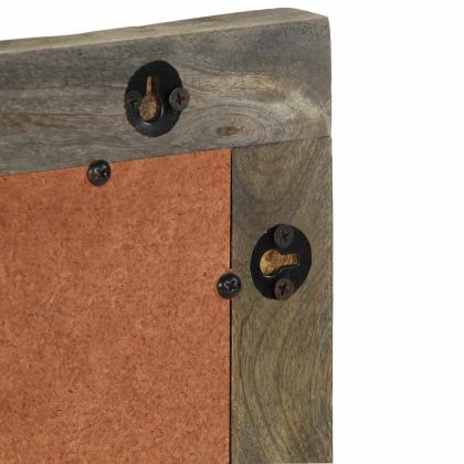 Огледало за баня 50x2,5x70 cm Масивно дърво Манго