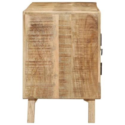 ТВ шкаф 105x46x32 cm Масивна дървесина грубо манго