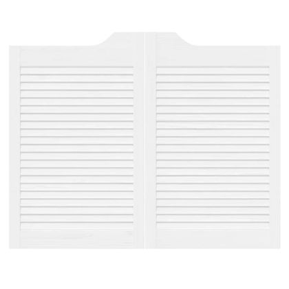 Врати с люлеещ се дизайн 2 двойки бели 80x100 cm