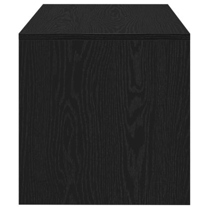 ТВ шкаф Черен дъб 80x40x40 cm Инженерна дървесина