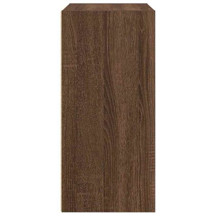 Библиотека, Кафяв дъб, 31x24x52 см, инженерно дърво