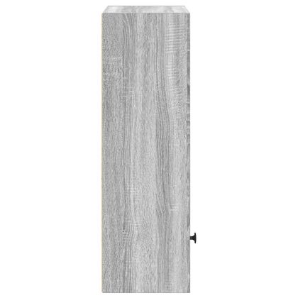 Библиотека, сив сонома, 31x24x77 см, инженерно дърво