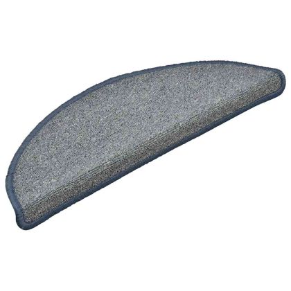 Изтривалки за стълби, 30 бр., 56x17x3 см, светло сиви и сини, полукръгли