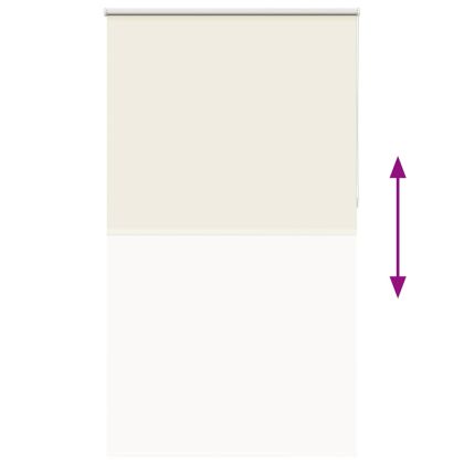 Ролкова щора белезникав 120x210 см Ширина на плата 116,6см