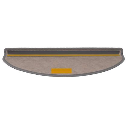 Самозалепващи стелки за стълби вид сизал 30 бр 65x21x4 см