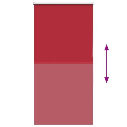 Ролкова щора Blackout червен 80x175 см Ширина на плата 75,7 см