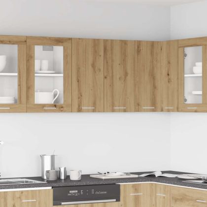 Кухненски стенен шкаф "Lyon", дъб Artisan, 60x31x60 см, инженерно дърво