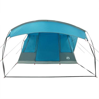Къмпинг палатка тунелна, за 5 души, синя, водоустойчива