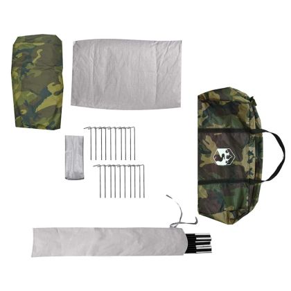 Семейна палатка, типи, 8-местна, камуфлаж, водоустойчива