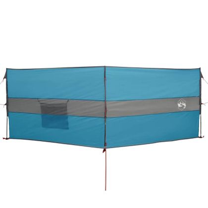 Camping Windbreak Blue 344x120 cm Водоустойчив