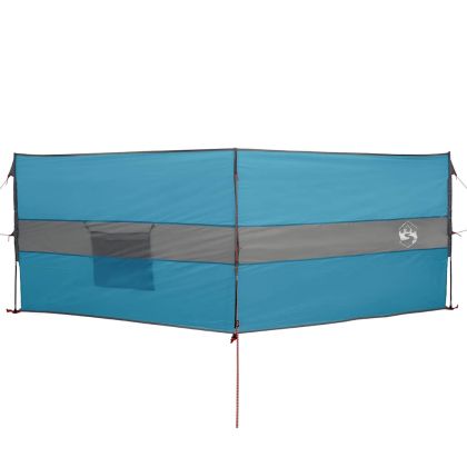 Camping Windbreak Blue 344x120 cm Водоустойчив