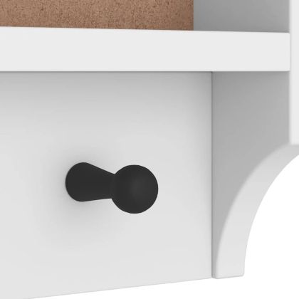 Стенна закачалка за палта SANDNES Бяла 87x12x35 cm