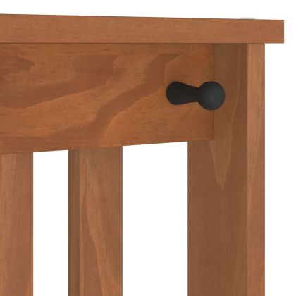 vidaXLL Дърво за антре SANDNES 45x40x159,5 cm масивна дървесина бор