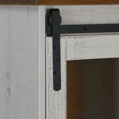 Шкаф HALDEN с плъзгаща се врата бял 80x40x80 cm