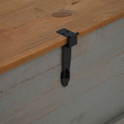 Скрин за съхранение HALDEN сива 91x48x47 cm бор