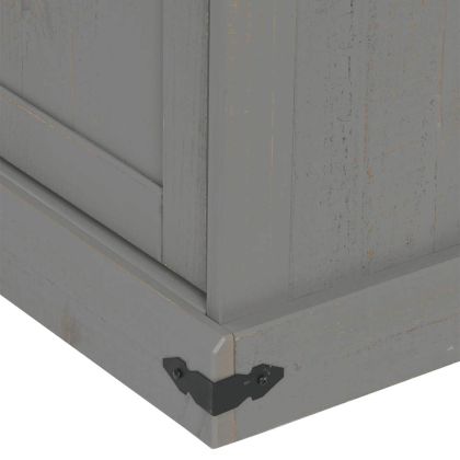 ТВ шкаф HALDEN 2 плъзгащи се врати сив 150x40x60 cm