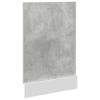 Панел за съдомиялна машина "Lyon", бетонно сив, 45x3x67 см