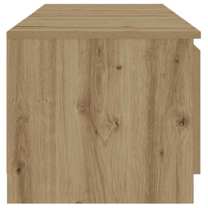 ТВ шкаф с LED осветление Дъб Artisan 140x40x36 cm