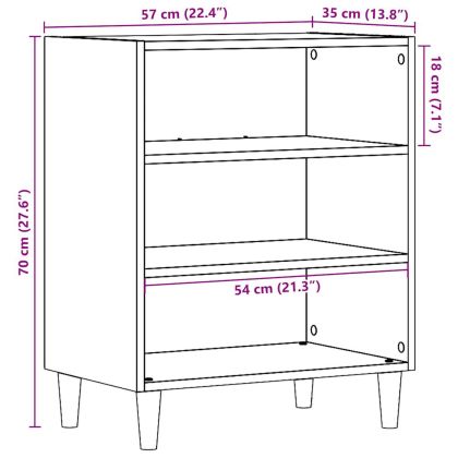 Шкаф Old Wood 57x35x75 cm Инженерна дървесина