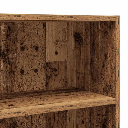 Шкаф за перална машина Старо дърво 64x24x190 cm