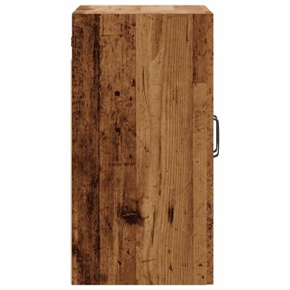 Стенен шкаф, старо дърво, 60x31x60 см, инженерно дърво