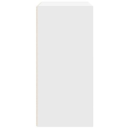 Шкаф за книги бял 31x24x52 cm Инженерна дървесина