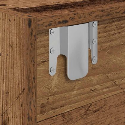 ТВ шкаф Старо дърво 60x31x25,5 cm Инженерна дървесина