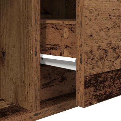 ТВ шкаф Старо дърво 60x31x25,5 cm Инженерна дървесина