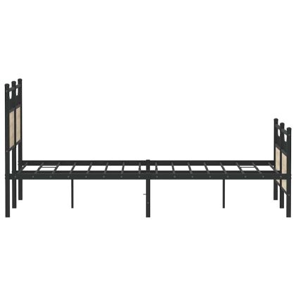 Рамка за легло без матрак сонома дъб 90x190 см инженерно дърво