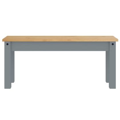 Трапезен комплект от 4 части Panama, сив бор масив