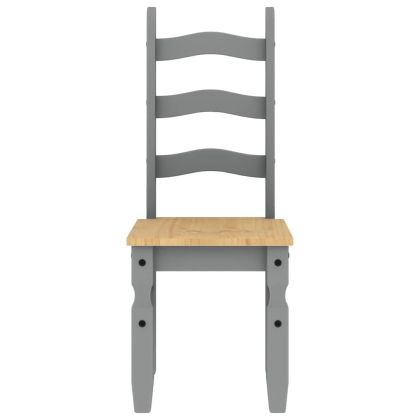 Трапезен комплект от 5 части Panama, сив бор масив