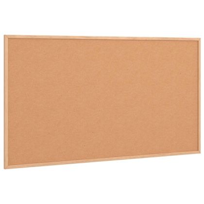 Коркова дъска с рамка от масивна борова дървесина 100x55 см