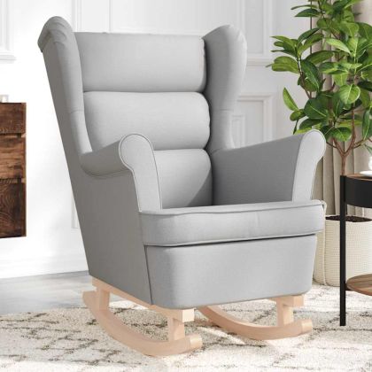 Люлеещ се стол Cloud Grey 74x90x102 cm Fabric