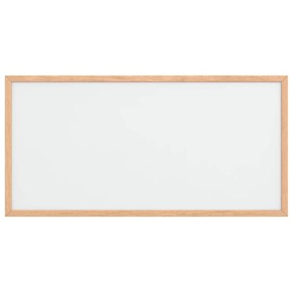 Магнитна бяла дъска с рамка от масивна борова дървесина 60x30 см