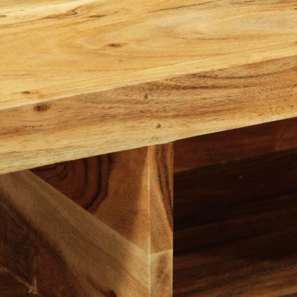 Стенен шкаф за телевизор 60x30x19 cm Масивна дървесина Акация